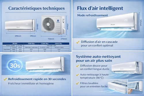 Climatiseur AIR 18000 BTU